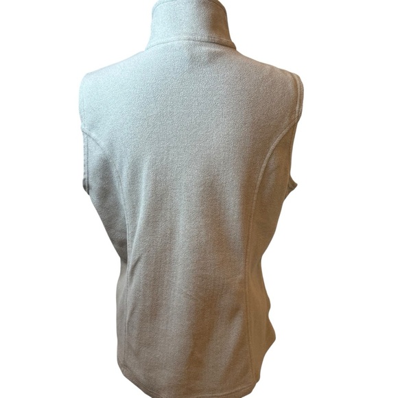 Lands' End | Light Gray Polartec Fleece Vest | Sz M - Picture 5 of 8